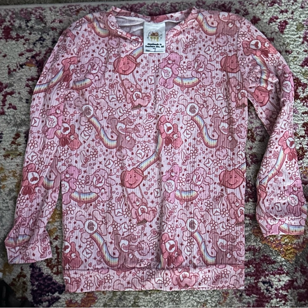 Handmade care bear sweater